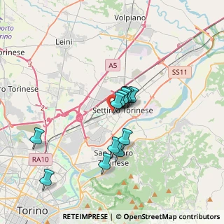 Mappa Via Consolata, 10036 Settimo Torinese TO, Italia (2.86833)