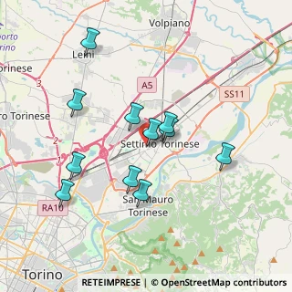 Mappa Via Consolata, 10036 Settimo Torinese TO, Italia (3.37727)