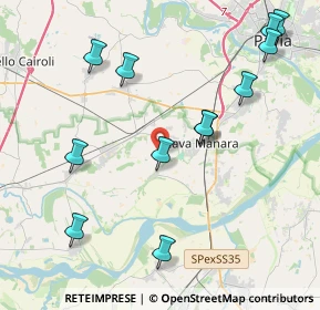 Mappa Via Mattei, 27030 Villanova D'ardenghi PV, Italia (4.7075)