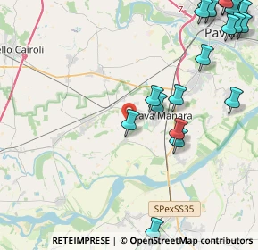 Mappa Via Mattei, 27030 Villanova D'ardenghi PV, Italia (6.0845)