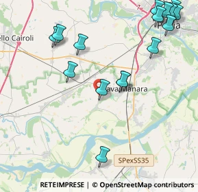 Mappa Via Mattei, 27030 Villanova D'ardenghi PV, Italia (5.22875)