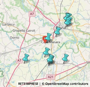 Mappa Via Mattei, 27030 Villanova D'ardenghi PV, Italia (7.80462)