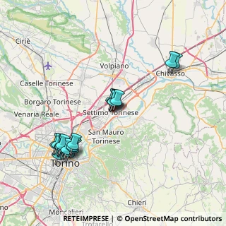 Mappa Via Nino Costa, 10036 Settimo Torinese TO, Italia (7.85105)