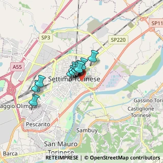 Mappa Via Nino Costa, 10036 Settimo Torinese TO, Italia (1.06583)