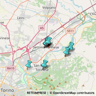 Mappa Via Nino Costa, 10036 Settimo Torinese TO, Italia (2.26571)