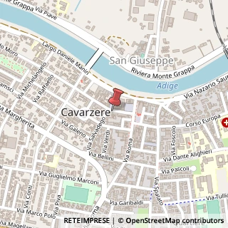 Mappa Via dei Martiri, 31, 30014 Cavarzere, Venezia (Veneto)