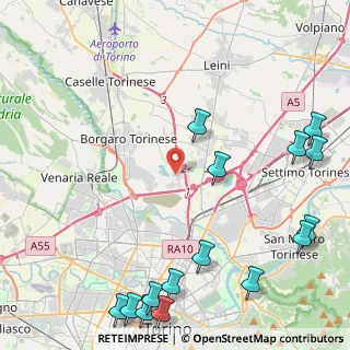 Mappa 10071 Torino TO, Italia (6.31333)