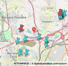 Mappa 10071 Torino TO, Italia (2.72333)