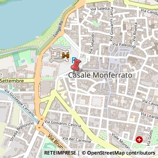 Mappa Piazza Castello, 30, 15033 Casale Monferrato, Alessandria (Piemonte)