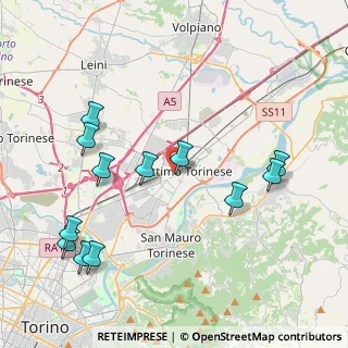 Mappa Via Amedeo Avogadro, 10036 Settimo Torinese TO, Italia (4.6075)