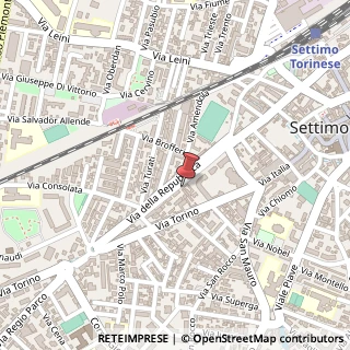Mappa Via Cavour, 49, 10036 Settimo Torinese, Torino (Piemonte)