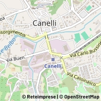 Hartă Canelli
