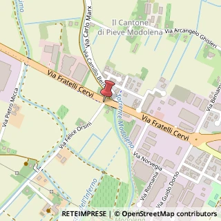 Mappa Via Fratelli Cervi, 169, 42124 Reggio nell'Emilia, Reggio nell'Emilia (Emilia Romagna)