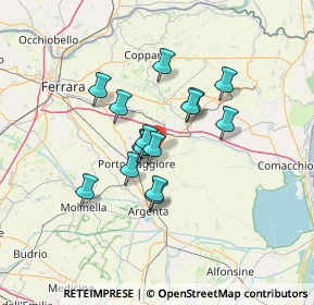 Mappa Via Prondolo, 44015 Portomaggiore FE, Italia (10.196)