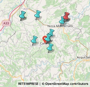 Mappa Piazza Alessandro Zoppa, 14053 Canelli AT, Italia (6.74417)