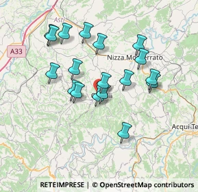 Mappa Viale Risorgimento, 14053 Canelli AT, Italia (6.50389)