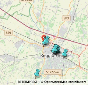 Mappa 42124 Reggio nell'Emilia RE, Italia (2.98091)