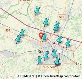 Mappa 42124 Reggio nell'Emilia RE, Italia (4.15267)