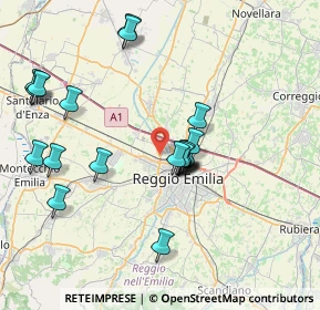 Mappa 42124 Reggio nell'Emilia RE, Italia (7.583)