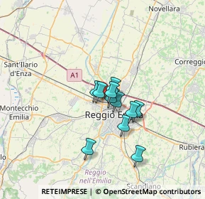 Mappa 42124 Reggio nell'Emilia RE, Italia (4.40818)