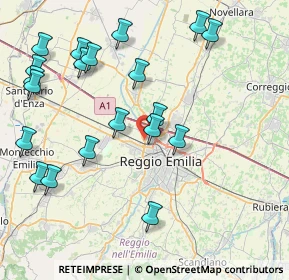 Mappa 42124 Reggio nell'Emilia RE, Italia (9.479)