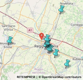 Mappa 42124 Reggio nell'Emilia RE, Italia (6.81545)