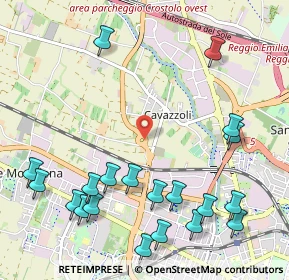 Mappa 42124 Reggio nell'Emilia RE, Italia (1.356)