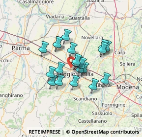 Mappa 42124 Reggio nell'Emilia RE, Italia (9.827)