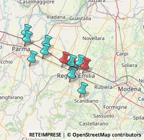 Mappa 42124 Reggio nell'Emilia RE, Italia (11.44636)