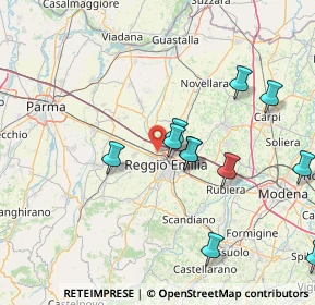 Mappa 42124 Reggio nell'Emilia RE, Italia (17.9125)