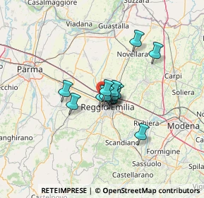 Mappa 42124 Reggio nell'Emilia RE, Italia (7.81769)