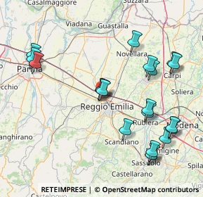 Mappa 42124 Reggio nell'Emilia RE, Italia (18.0545)