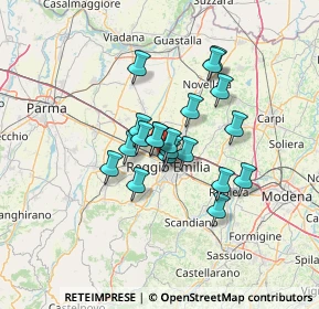 Mappa 42124 Reggio nell'Emilia RE, Italia (9.622)