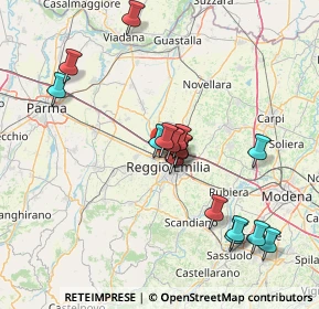 Mappa 42124 Reggio nell'Emilia RE, Italia (13.74412)