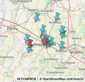 Mappa 42124 Reggio nell'Emilia RE, Italia (9.44533)