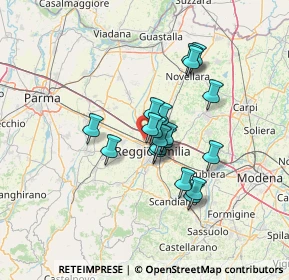 Mappa 42124 Reggio nell'Emilia RE, Italia (9.91579)