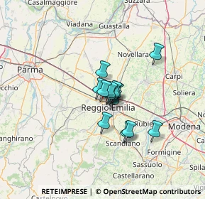 Mappa 42124 Reggio nell'Emilia RE, Italia (7.51286)