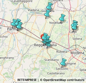 Mappa 42124 Reggio nell'Emilia RE, Italia (16.60933)