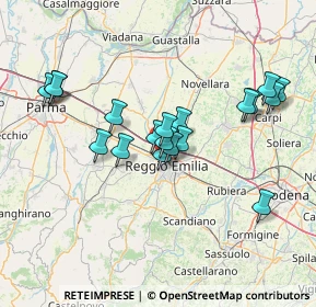 Mappa 42124 Reggio nell'Emilia RE, Italia (13.19684)