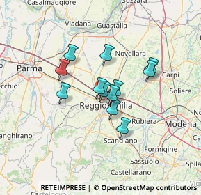 Mappa 42124 Reggio nell'Emilia RE, Italia (9.56583)