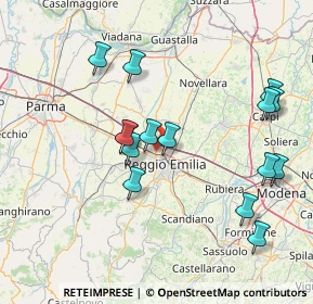 Mappa 42124 Reggio nell'Emilia RE, Italia (15.81267)