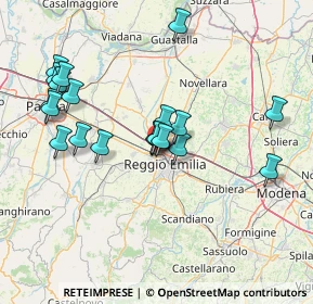 Mappa 42124 Reggio nell'Emilia RE, Italia (14.5895)