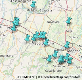 Mappa 42124 Reggio nell'Emilia RE, Italia (17.5595)