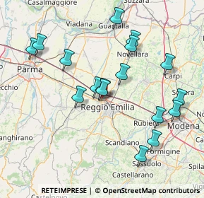 Mappa 42124 Reggio nell'Emilia RE, Italia (15.76294)