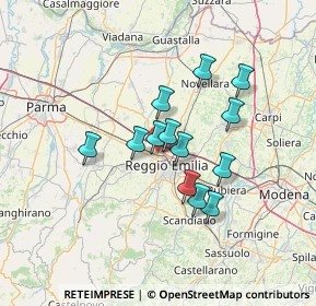 Mappa 42124 Reggio nell'Emilia RE, Italia (10.70923)