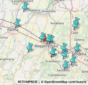 Mappa 42124 Reggio nell'Emilia RE, Italia (16.59667)