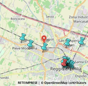 Mappa 42124 Reggio nell'Emilia RE, Italia (2.60647)