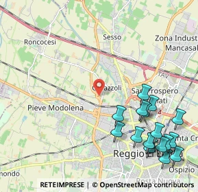 Mappa 42124 Reggio nell'Emilia RE, Italia (2.77471)