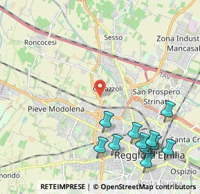 Mappa 42124 Reggio nell'Emilia RE, Italia (2.70727)