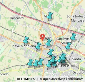 Mappa 42124 Reggio nell'Emilia RE, Italia (2.3385)